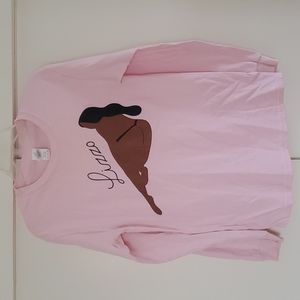 Pink| Lizzo | long sleeve shirt | size Size